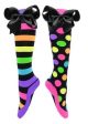 MADMIA - LIQUORICE BOWS SOCKS For Cheap