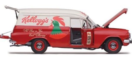 CLASSIC CARLECTABLES 1:18 HOLDEN EH PANEL VAN KELLOGS Online now