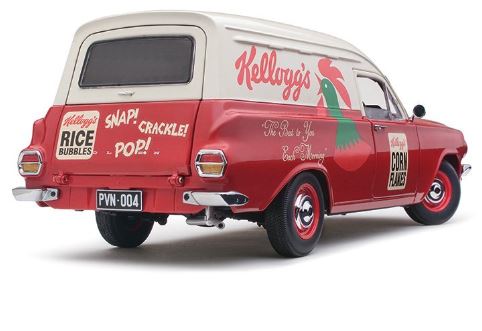 CLASSIC CARLECTABLES 1:18 HOLDEN EH PANEL VAN KELLOGS Online now