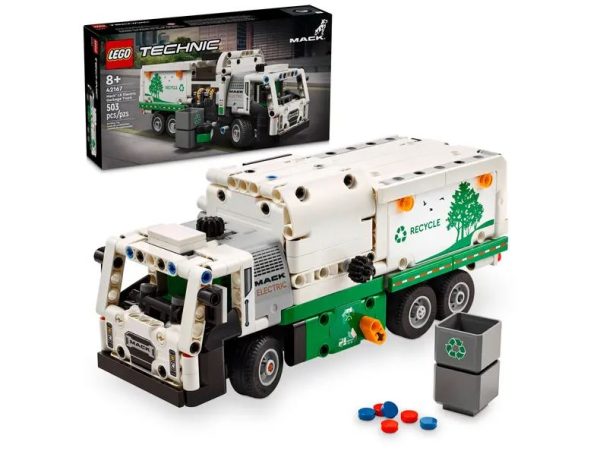 LEGO 42167 MACK LR ELECTRIC GARBAGE TRUCK Hot on Sale