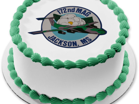 172nd Mag Jackson, Mississippi US Military Edible Cake Topper Image ABPID04833 Online