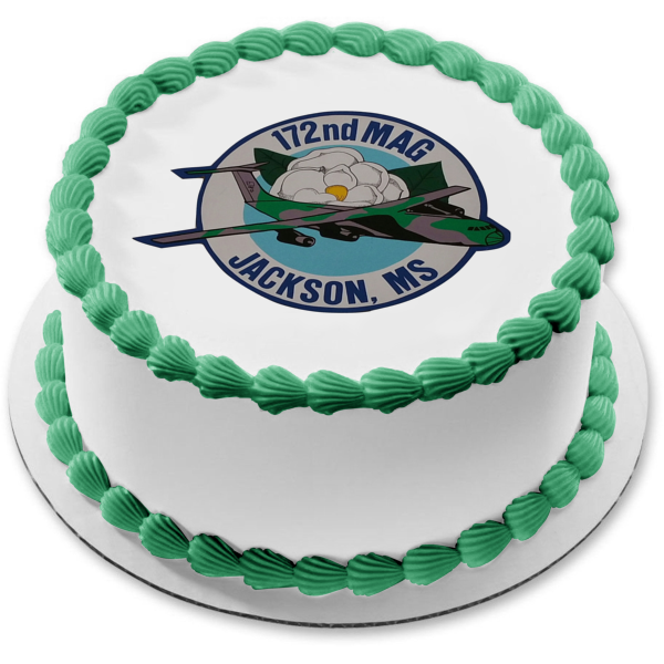 172nd Mag Jackson, Mississippi US Military Edible Cake Topper Image ABPID04833 Online