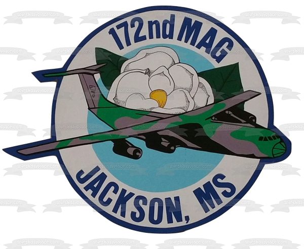 172nd Mag Jackson, Mississippi US Military Edible Cake Topper Image ABPID04833 Online