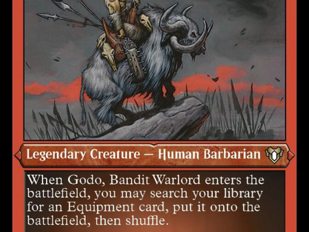 Godo, Bandit Warlord (Foil Etched) [Commander Masters] Fashion