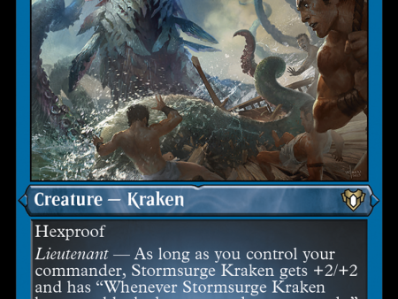 Stormsurge Kraken (Foil Etched) [Commander Masters] Online now