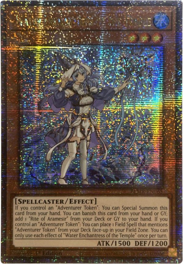 Water Enchantress of the Temple [BLMR-EN065] Quarter Century Secret Rare Sale