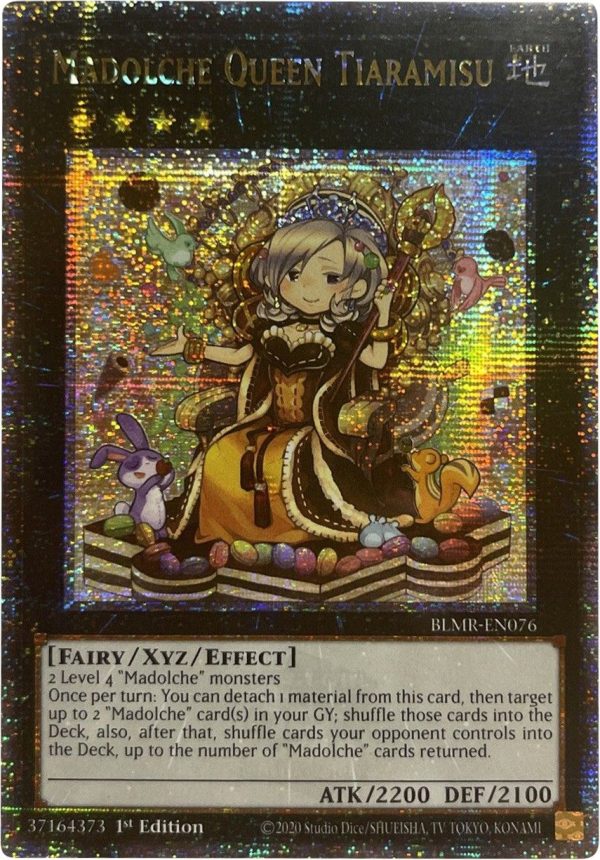 Madolche Queen Tiaramisu [BLMR-EN076] Quarter Century Secret Rare Fashion