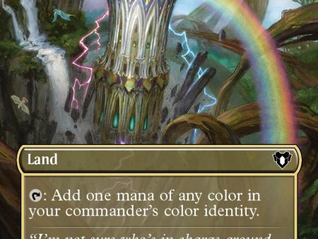 Command Tower (Borderless Alternate Art) [Commander Masters] Discount