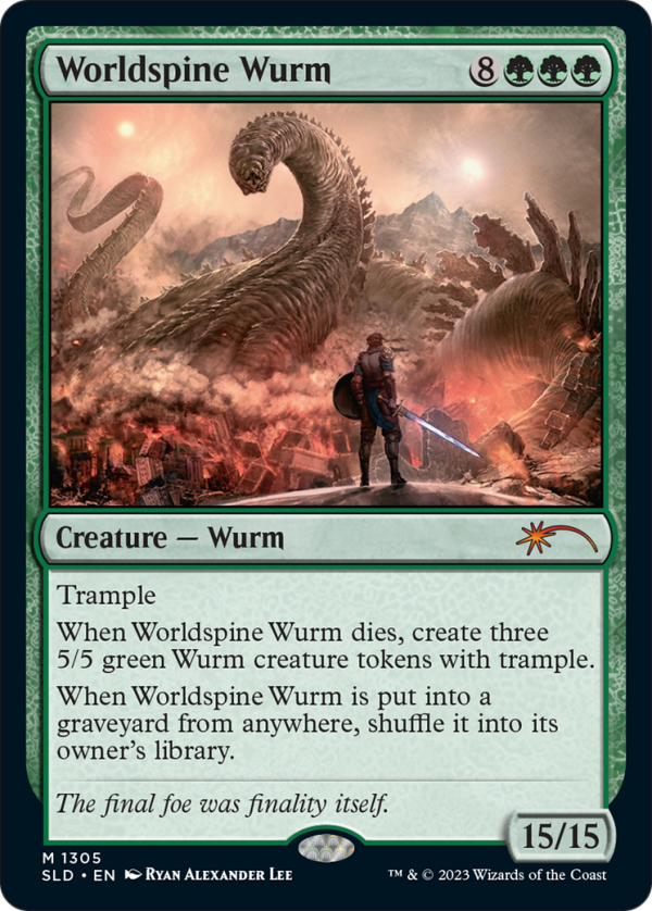 Worldspine Wurm [Secret Lair Drop Series] For Cheap