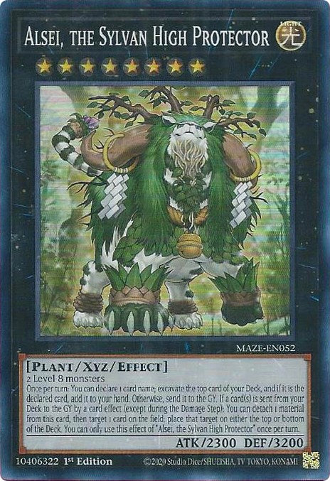 Alsei, the Sylvan High Protector [MAZE-EN052] Super Rare For Sale