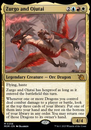 Zurgo and Ojutai (Promo Pack) [March of the Machine Promos] For Cheap