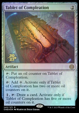 Tablet of Compleation [Phyrexia: All Will Be One Prerelease Promos] Sale