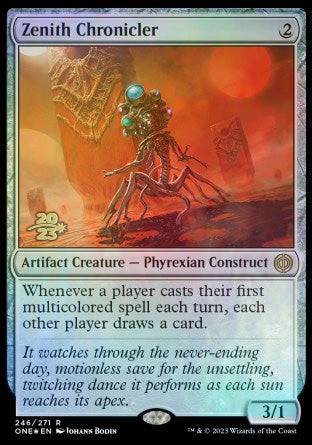 Zenith Chronicler [Phyrexia: All Will Be One Prerelease Promos] on Sale