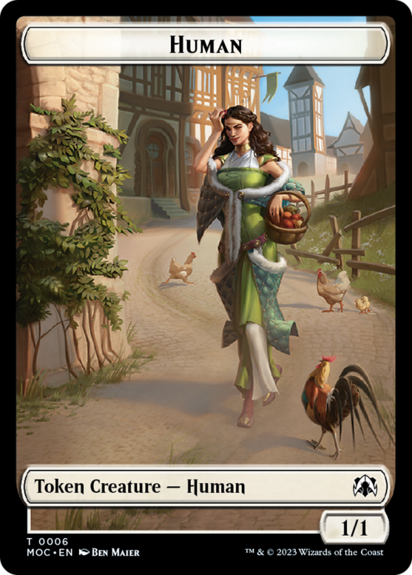 Zombie Knight    Human (6) Double-Sided Token [March of the Machine Commander Tokens] Online now